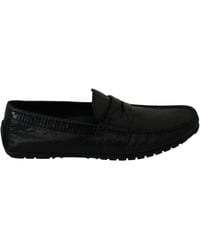 Dolce & Gabbana - Dolce Gabbana Lizard Leather Flat Loafers Shoes - Lyst