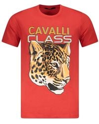 Roberto Cavalli - Cotton T-Shirt - Lyst