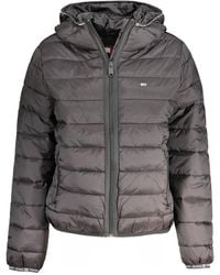 Tommy Hilfiger - Black Polyester Jackets & Coat - Lyst