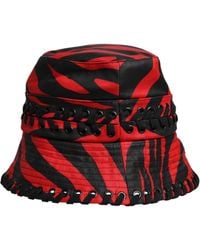 Dolce & Gabbana - Stripe Polyester Wide Brim Bucket Hat - Lyst