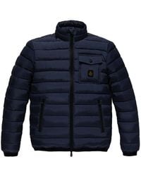 Refrigiwear - Blue Nylon Jacket - Lyst