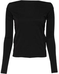 Dolce & Gabbana - Black Wool Shrug Crew Neck Pullover Sweater - Lyst