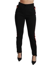 Dolce & Gabbana - Fox Embellished Trousers - Lyst
