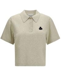 Isabel Marant - Cotton Polo Shirt - Lyst