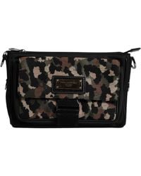 Dolce & Gabbana - Multicolor Leopard Jacquard Crossbody Bag - Lyst