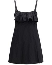 Chloé - Black Cotton Casual Dress - Lyst