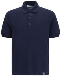Premiata - Blue Cotton Polo Shirt - Lyst