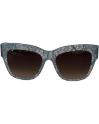 Dolce & Gabbana - Elegant Lace Detail Sunglasses - Lyst
