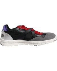 Dolce & Gabbana - Leather Suede Low Top Sneakers Shoes - Lyst