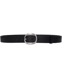 Tom Ford - Black Leather Regular Belt - Lyst