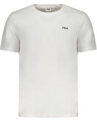 Fila - Cotton T-Shirt - Lyst