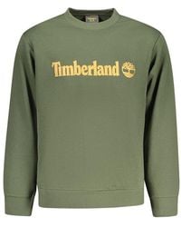 Timberland - Green Cotton Men's Sweatshirt - Lyst