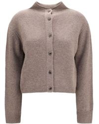 Lisa Yang - Beige Cashmere Cardigan - Lyst