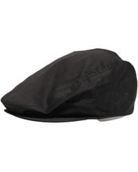 Dolce & Gabbana - Men Black Cotton Stretch Newsboy Cloth Capello Hat - Lyst