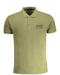 Roberto Cavalli - Cotton Polo Shirt - Lyst