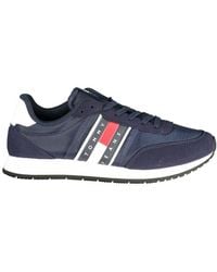 Tommy Hilfiger - Blue Polyurethane Men Sneaker - Lyst