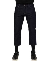 Dolce & Gabbana - Cropped Denim Jeans - Lyst