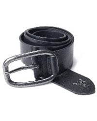 Gas - Black Leather Regular Belt - Lyst