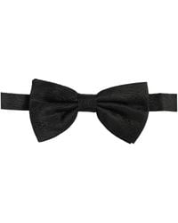 Dolce & Gabbana - Silk Brocade Adjustable Neck Papillon Bow Tie - Lyst