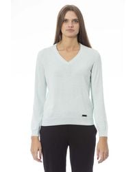 Baldinini - Light Blue Cashmere Sweater - Lyst