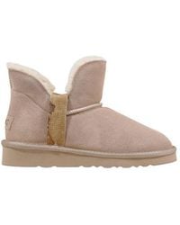 Alviero Martini 1A Classe - Beige Leather Ankle Boots - Lyst
