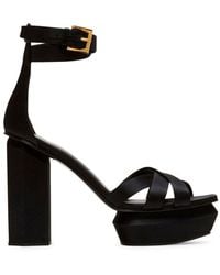 Balmain - Platform Sandal Ava - Lyst