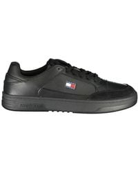 Tommy Hilfiger - Black Polyurethane Men's Sneaker - Lyst