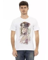 TRUSSARDI ACTION - White Cotton Men's T - Lyst