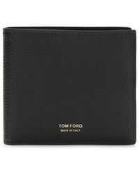 Tom Ford - Black Calf Leather Bos Taurus Wallet - Lyst