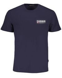 Napapijri - Blue Cotton T - Lyst