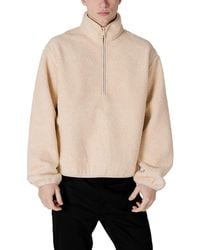 Calvin Klein - Cream Recycled Polyester Jacket - Lyst