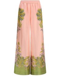 La DoubleJ - Multicolor Silk Casual Pants - Lyst