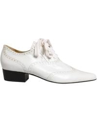 Dolce & Gabbana - Leather Brogue Oxford Lace Up Shoes - Lyst