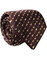 Dolce & Gabbana - Geometric Silk Adjustable 'Sd Neckmen's Tie - Lyst