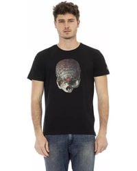 TRUSSARDI ACTION - Black Cotton Men's T - Lyst