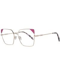 PUCCI - Rose Gold Metal & Plastic Glasses (frames) - Lyst
