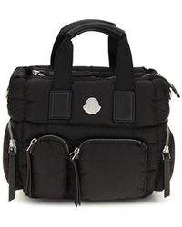 Moncler - Black Nylon Handbag - Lyst