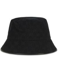 Gucci - Black Polyester Bucket Hat - Lyst