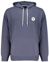 Converse - Blue Cotton Men's Hoodie - Lyst