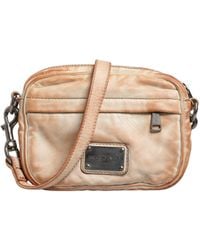 Dolce & Gabbana - Dolce & Gabbana Vintage Leather Logo Plaque Crossbody Bag - Lyst