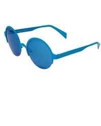 Italia Independent - Blue Metal Sunglasses - Lyst