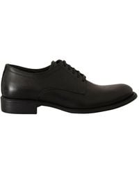 Dolce & Gabbana - Lace Up Leather Formal Derby Shoes - Lyst