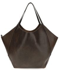 Brunello Cucinelli - Brown Calf Leather Bos Taurus Shoulder Bag - Lyst