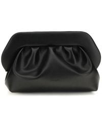 THEMOIRÈ - Black Vegan Leather Clutch Bag - Lyst