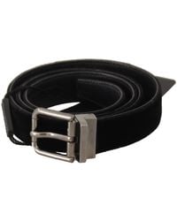 Dolce & Gabbana - Cotton Tone Metal Buckle Belt - Lyst