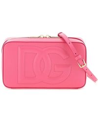 Dolce & Gabbana - Leather Camera Bag With Logo - Lyst