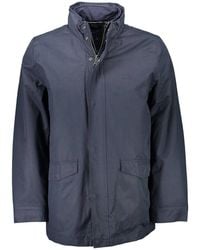 GANT - Blu Polyester Jacket - Lyst