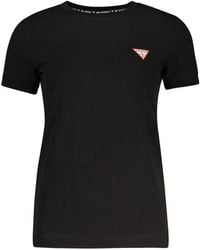 Guess - Black Cotton Tops & T - Lyst