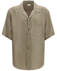 Saint Laurent - Multicolor Silk Pattern Shirt - Lyst