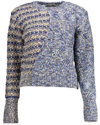 Desigual - Eclectic Contrast Detail Sweater - Lyst